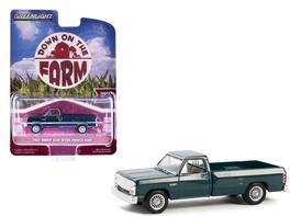 Greenlight - 1982 Dodge Ram W250 Power Ram Pickup Truck Seaspray "Down on the Farm" Series 9 1/64 - Green Metallic