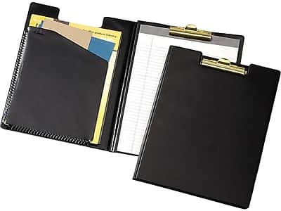 Cardinal- Vinyl Padfolio- Black