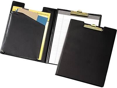Cardinal - Vinyl Padfolio, (252610) - Black