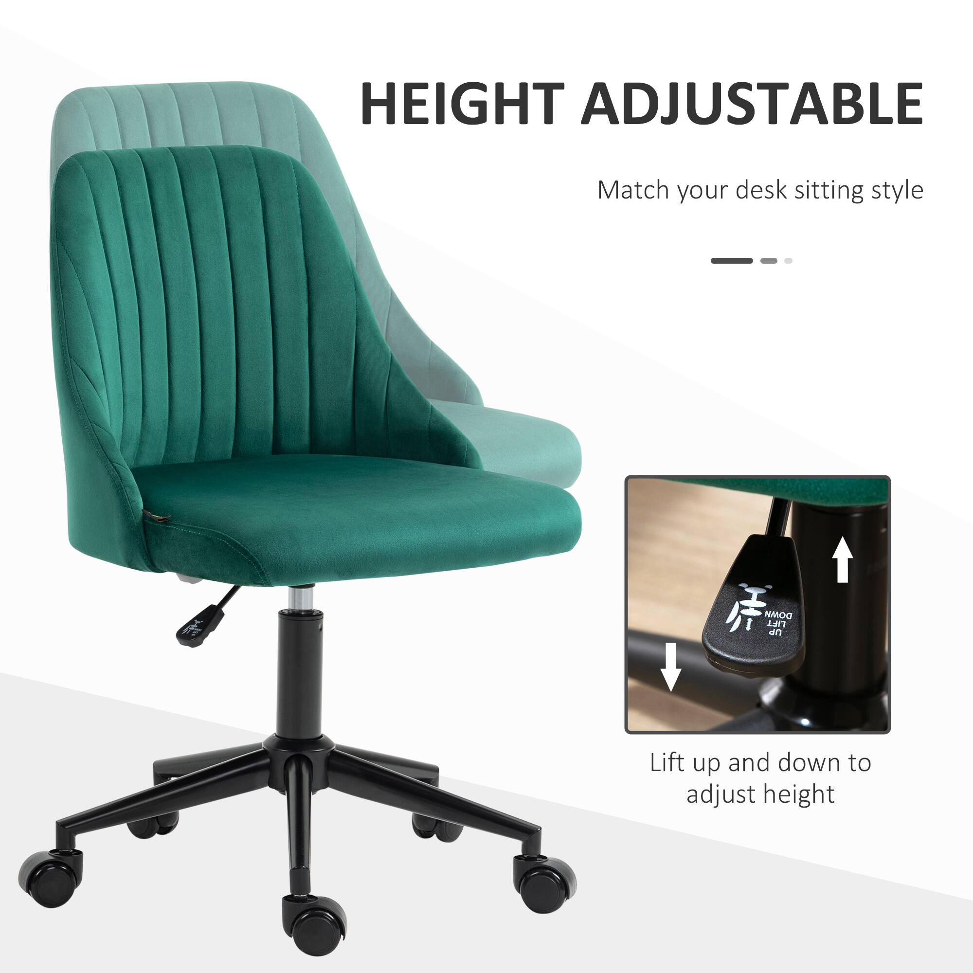 HEIGHT ADJUSTABLE  
Match your desk sitting style  

Lift up and down to adjust height