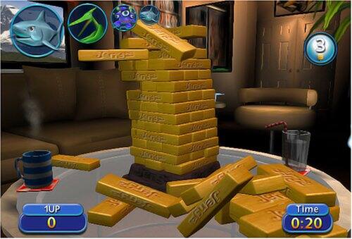 1UP 0  
Jenga  
Time 0:20