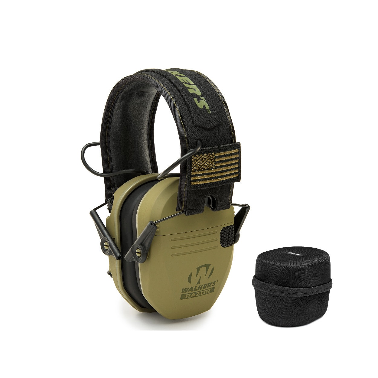 Walkers - Game Ear Razor Muffs (American Patriot/OD with Protective Case - Green price history on PriceWatchPro