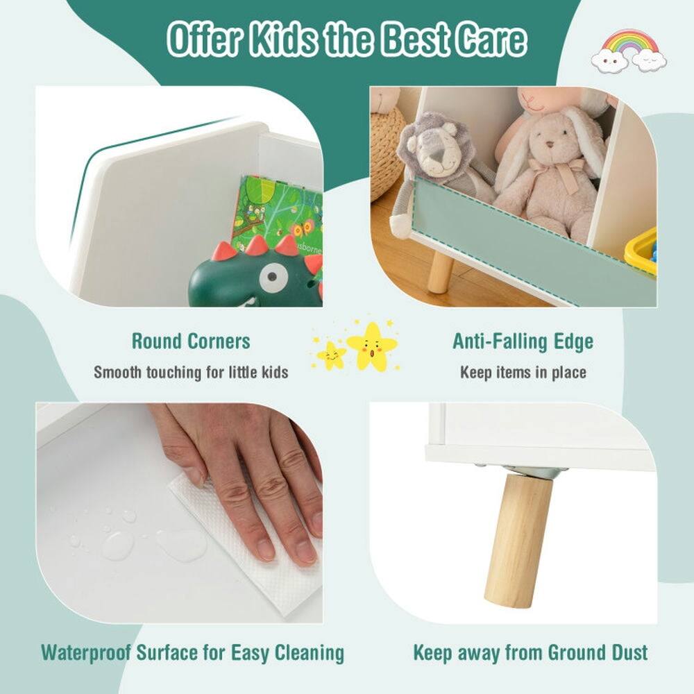 Offer Kids the Best Care

- Round Corners
  - Smooth touching for little kids

- Anti-Falling Edge
  - Keep items in place

- Waterproof Surface for Easy Cleaning

- Keep away from Ground Dust