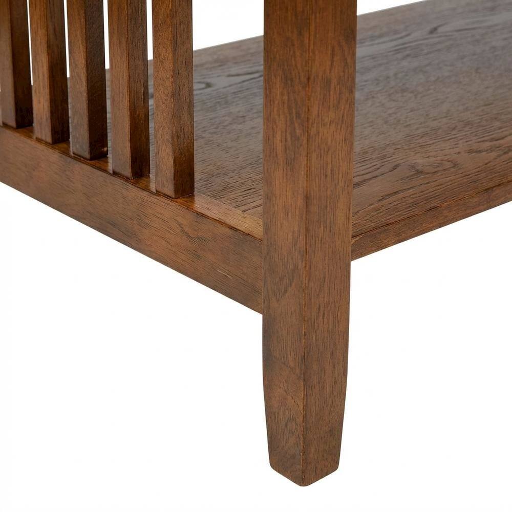 Alt View 3. FurniFact - Wooden Coffee Table with Modern Design and sturdy construction - Ash Finish.