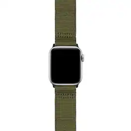StrapsCo - Pro Seatbelt Strap Nylon Watch Band For Apple Watch - 40mm/41mm/42mm (Short-Medium) - Cargo