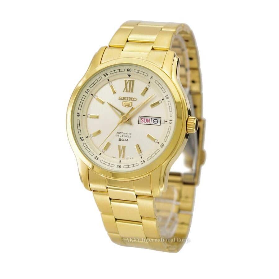 Seiko - Automatic Tone Dial SNKP20 SNKP20K1 SNKP20K Men's Watch - Gold price history on PriceWatchPro