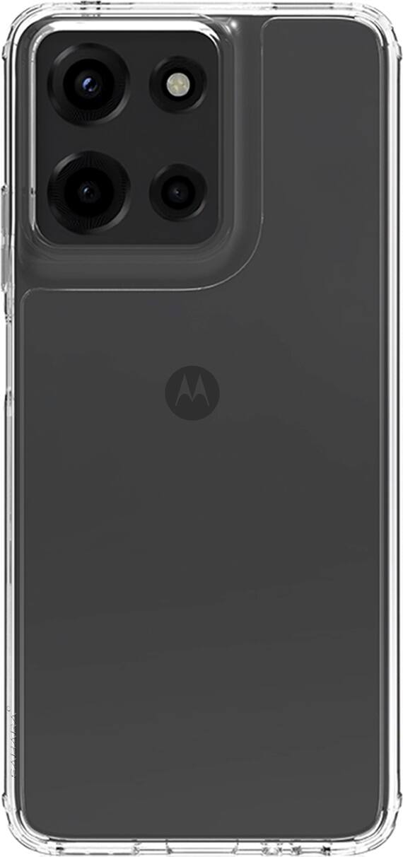 Front. SaharaCase - Venture Series Hard Shell Clear Case - Motorola Moto G 5G 2025/2026 & G PLAY 2026 - Clear.
