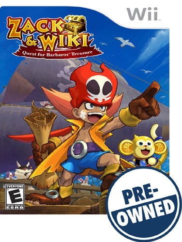  Zack &amp; Wiki: Quest for Barbaros' Treasure — PRE-OWNED - Nintendo Wii