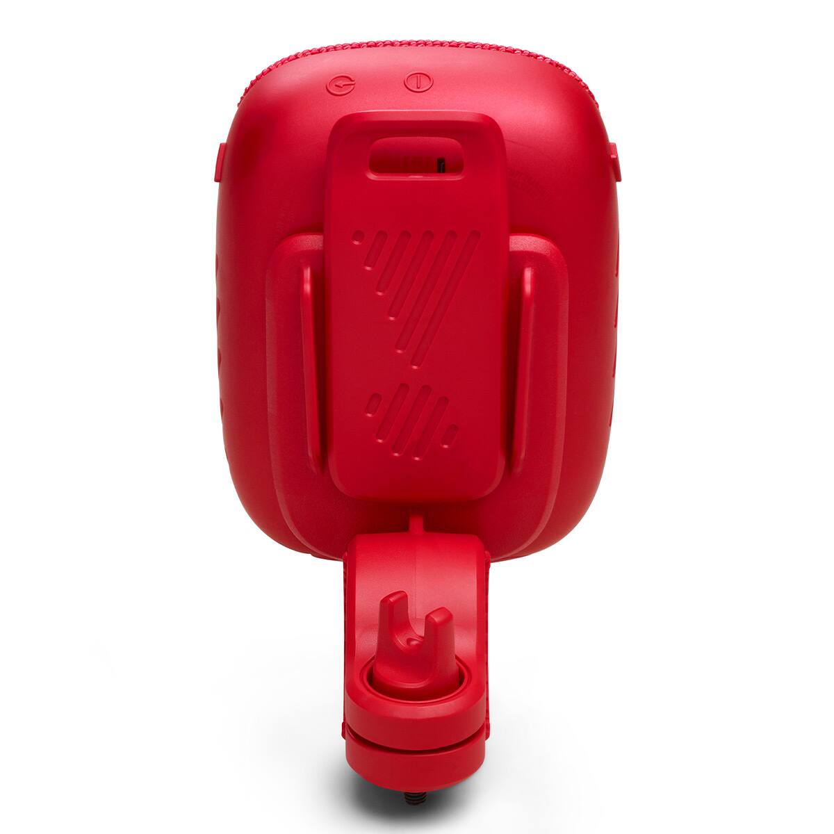 Angle. JBL - JBL Wind 3 Handlebar Bluetooth Speaker with FM Radio - Red.