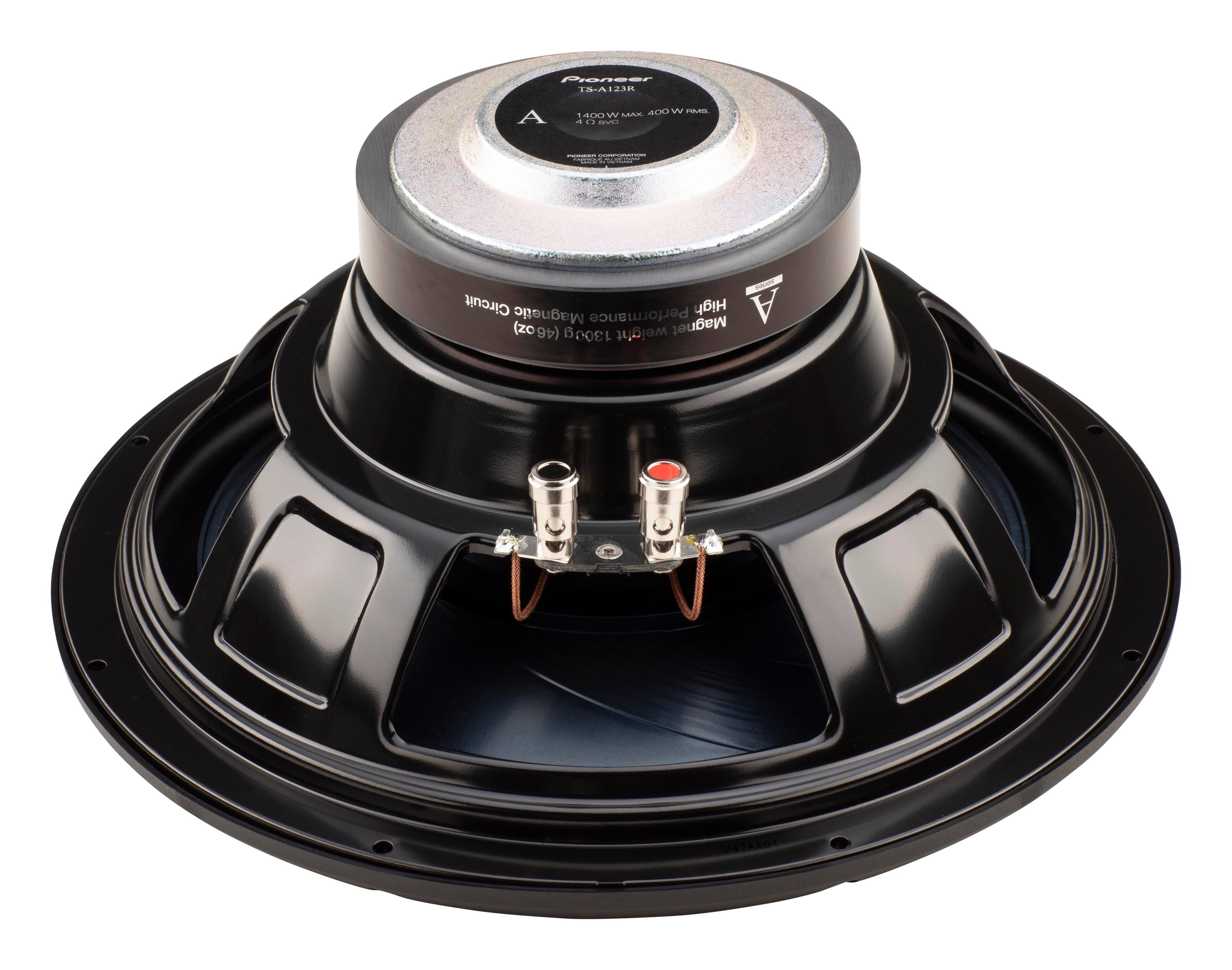 Alt View Zoom 13. Pioneer - 12" - 1400 W Max Power, Single 4-ohm Voice Coil, IMPP™ cone, Rubber Surround - Component Subwoofer - Blue.