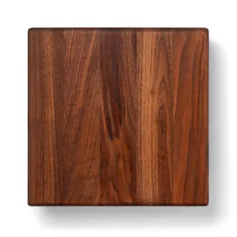 John Boos - Small Wood Edge Grain Cutting Board for Kitchen, 9" x 9" x 1.5" - Walnut
