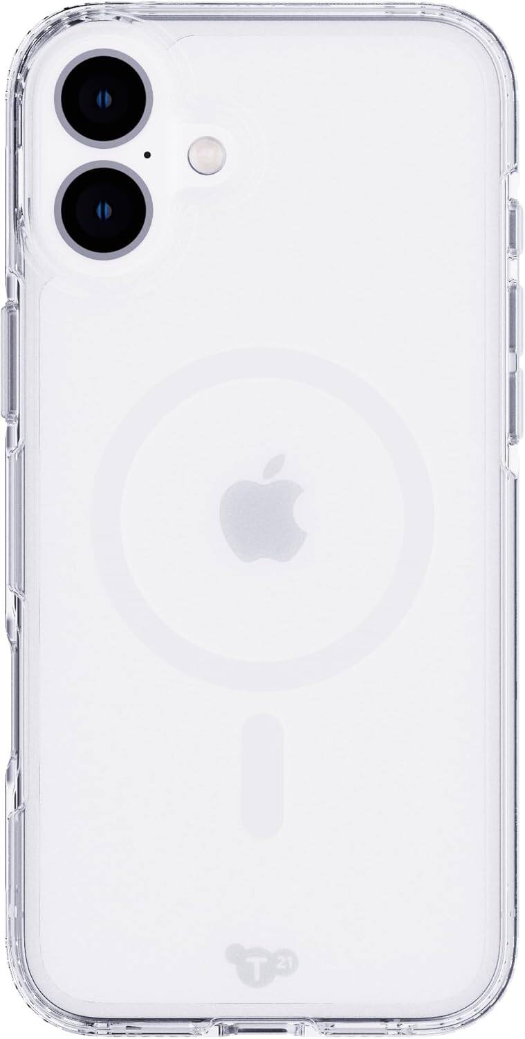 Angle. Tech21 - Tech21 Evosparkle Bullt for  Magasafe Clear Case 2024 iphone plus - Clear.