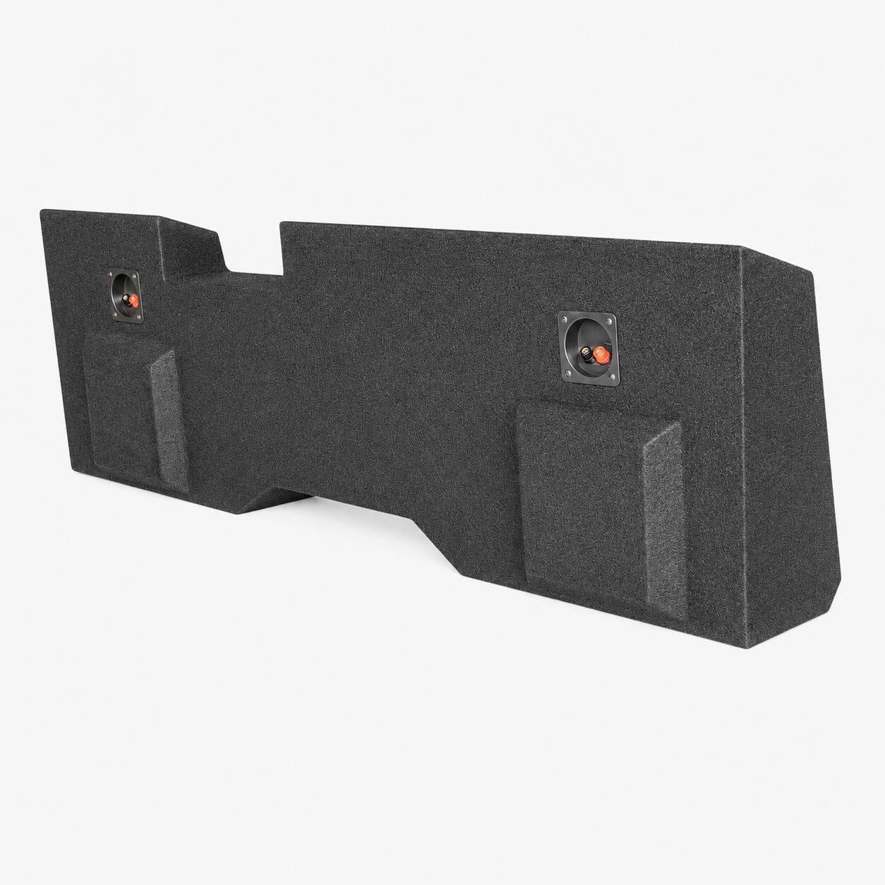 Alt View 3. SoundBox - SoundBox LCE-GC019/12D, Chevy Silverado / GMC Sierra Crew Cab Dual 12 Subwoofer Enclosure, 2014-2018.