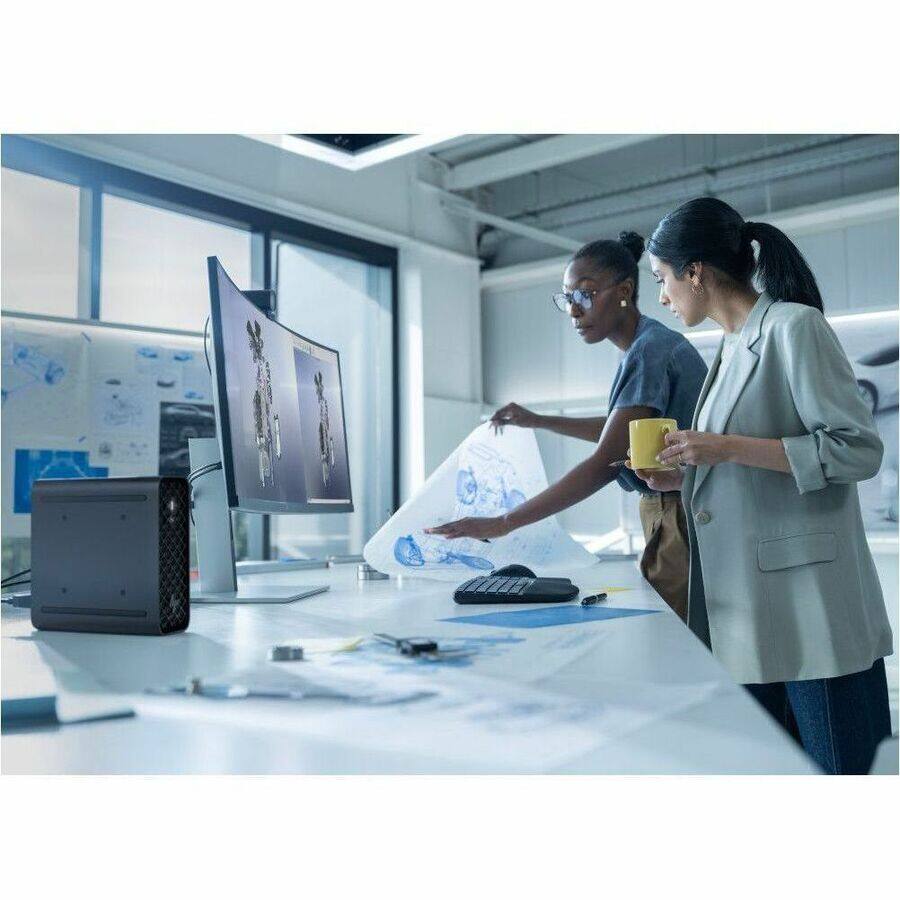 Alt View 5. HP - HP Z2 Mini G1i Workstation - Intel Core Ultra 7 265 - 32 GB - 1 TB SSD - Mini PC - Black - Intel W880 Chip - Windows 11 - Black.