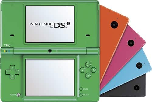 green nintendo ds