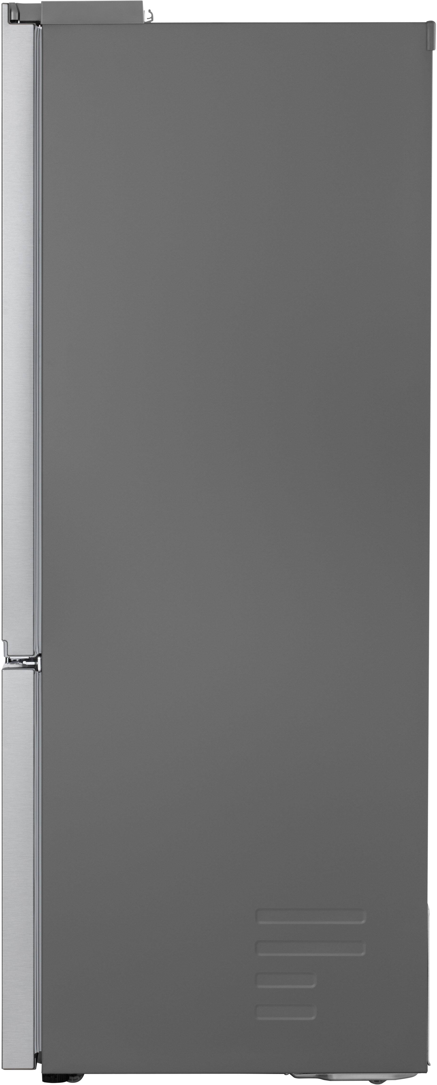 Alt View 17. LG - Counter-Depth MAX 25.1 Cu. Ft. French Door Smart Refrigerator with Zero Clearance Hinge System - PrintProof Stainless Steel.