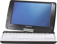 Front Standard. Lenovo - 10.1" IdeaPad Netbook Tablet - 1GB Memory - 250GB Hard Drive - Black.