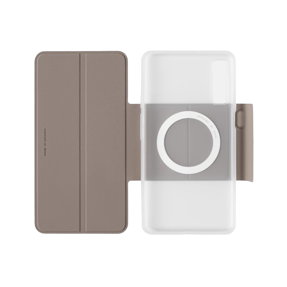 Left. BOOX - 6.13" BOOX Palma2 Pro 2-in-1 Magnetic Cover Case Sand - Sand.
