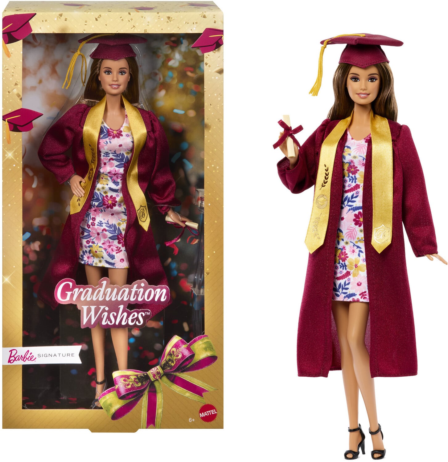 Mattel - Collectible - Barbie Signature Graduation Wishes Doll - COLLECTIBLES - Multicolor