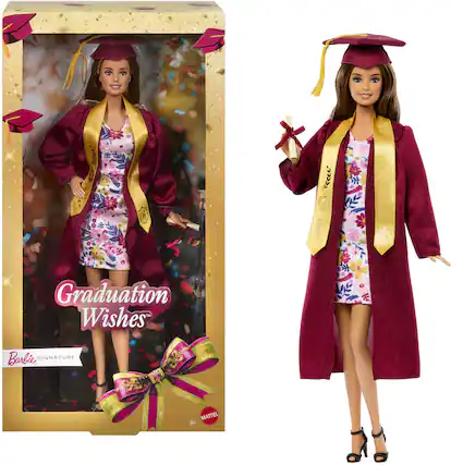 Trece Graduation Wishes Barbie SIGNATURE MATTEL 6+