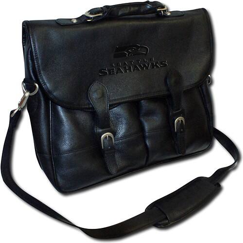 Angle Standard. Team Sports America - Seattle Seahawks Angler's Briefcase - Black.
