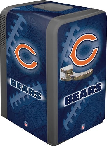Angle Standard. Boelter - Chicago Bears Portable Party Fridge.