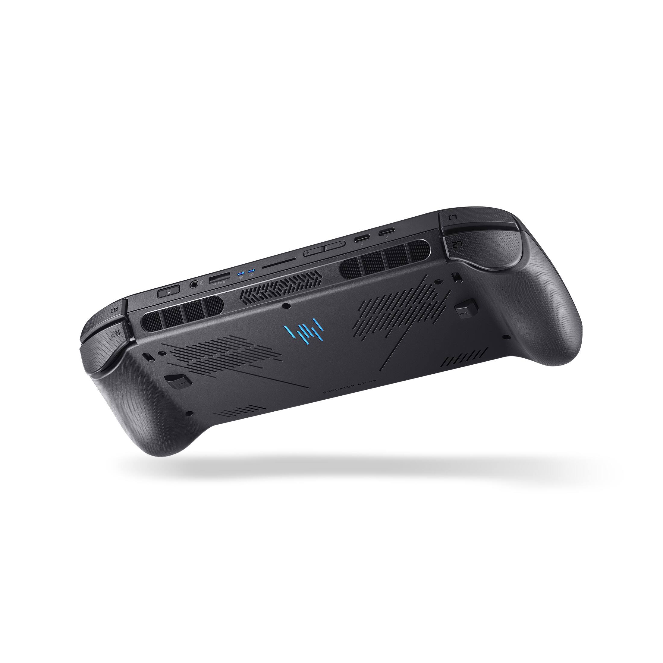 Alt View 15. Acer - Predator Atlas 8 Gaming Handheld- Intel Arc G3 Extreme-Touchscreen,WUXGA 8" 120Hz- 24GB storage- 512GB SSD- 159 AI TOPS - Shale Black.