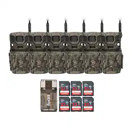 Stealth Cam - Revolver Pro 2.0 40MP 360-Degree Brown Trail Camera Bundle