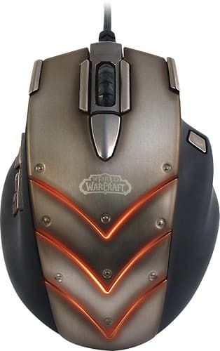Front Standard. SteelSeries - World of Warcraft: Cataclysm MMO Gaming Mouse.