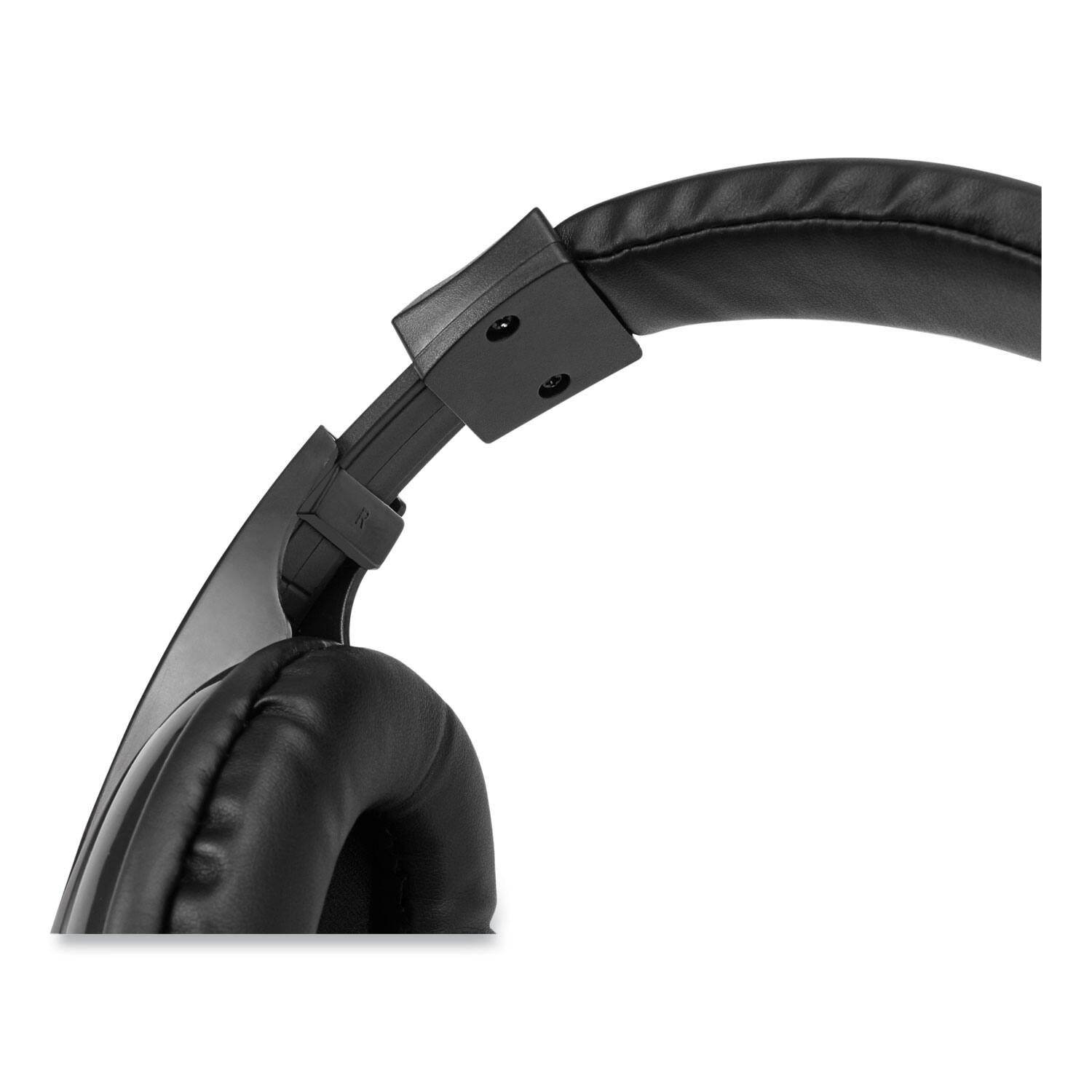 Alt View 5. Adesso - Adesso XTREAMH5 Xtream H5 Binaural Over The Head Multimedia Headset with Mic - Black - Black.