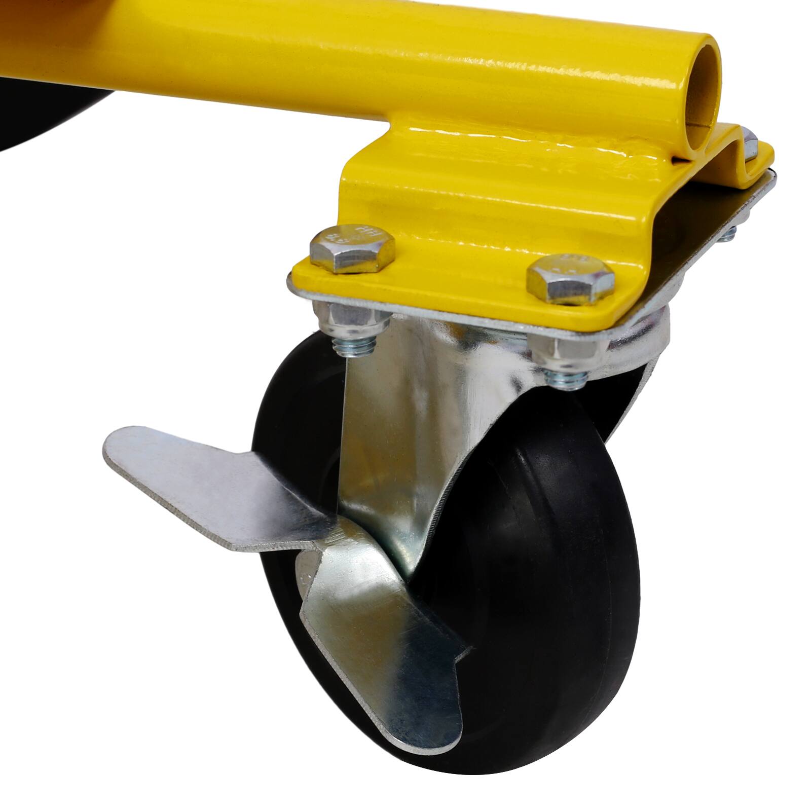 Alt View 1. LOVMOR - 1000-Lb Drywall Sheet Cart and Panel Dolly for Material Handling - Yellow.