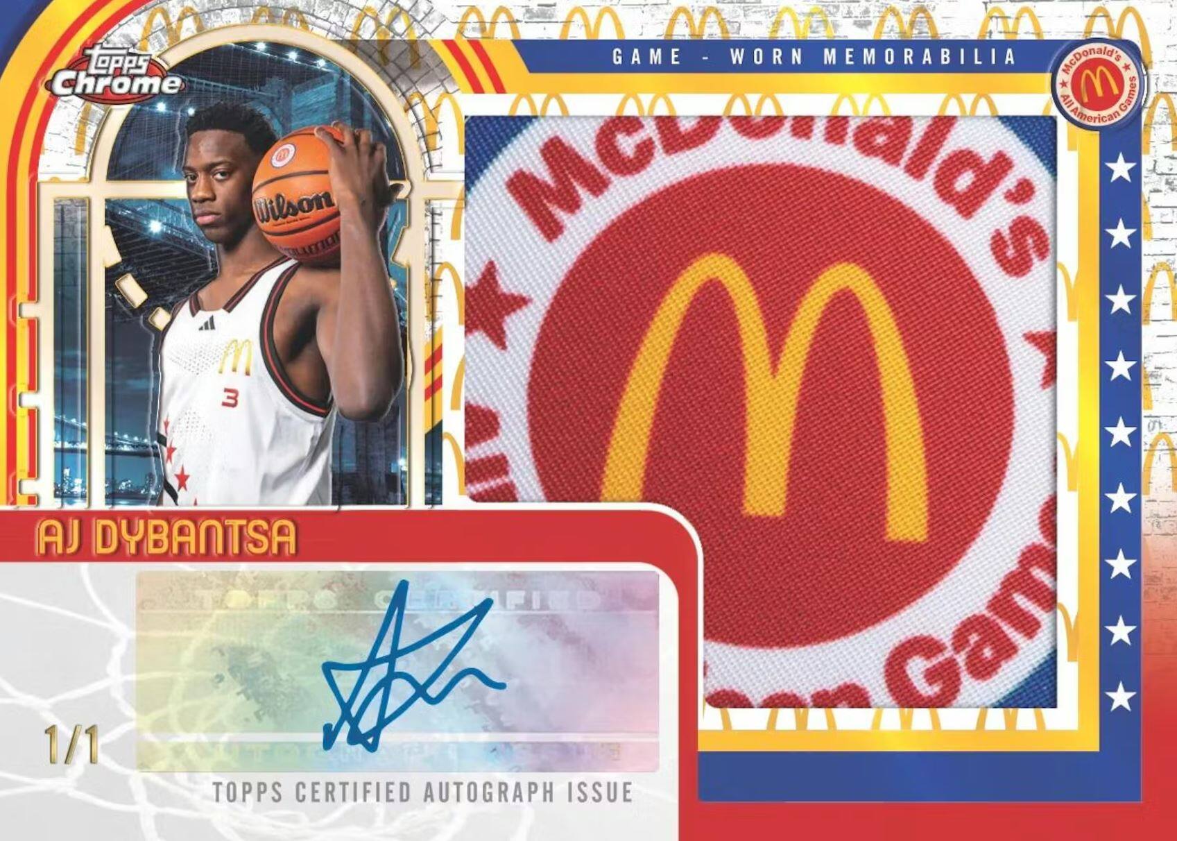 2025 Topps Chrome McDonald's All American Basketball Hobby Box
