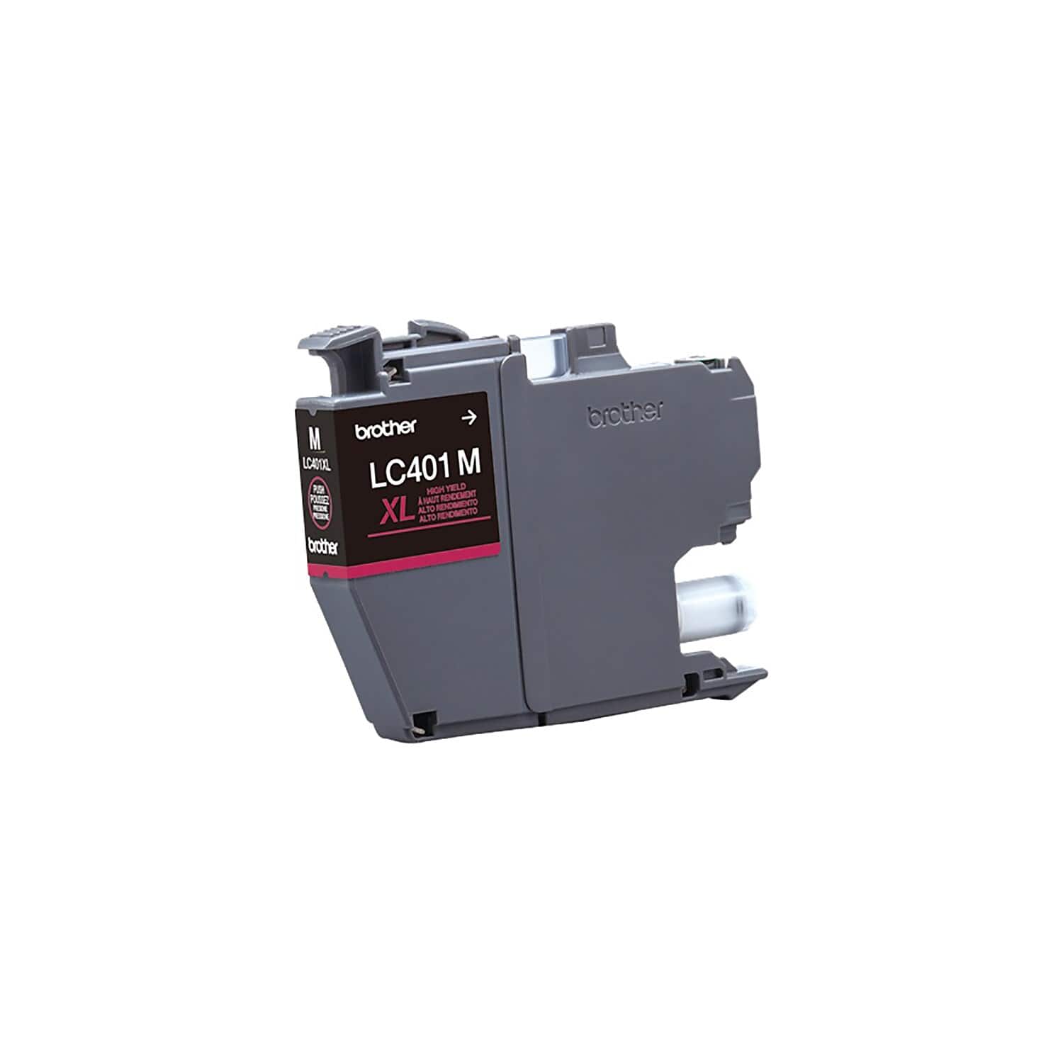 Brother - LC401 High Yield Ink Cartridge (LC401XLMS) - Magenta