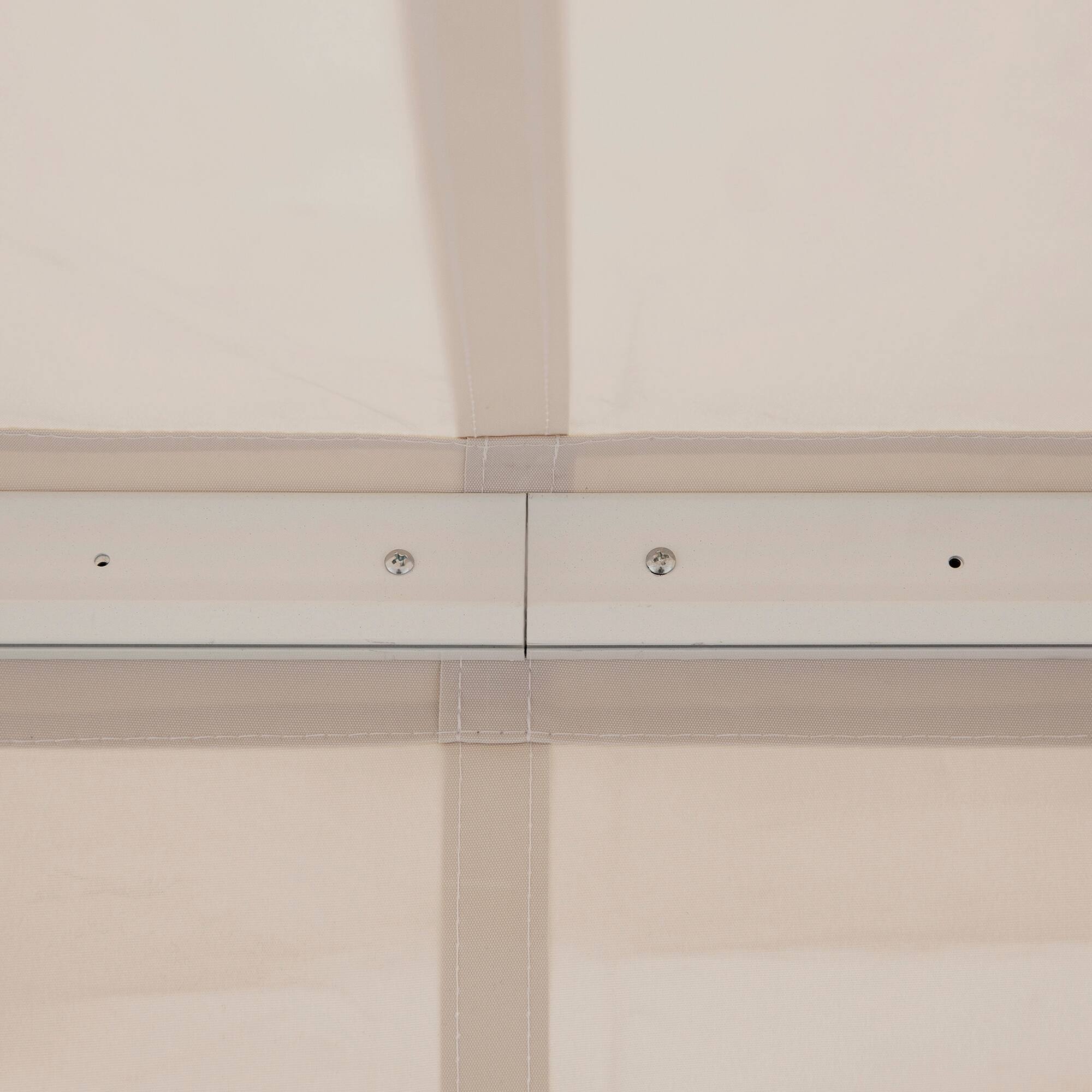 Alt View 5. Outsunny - 8' x 7' Patio Retractable Awning, Manual Exterior Sun Shade Deck Window Cover - Beige.