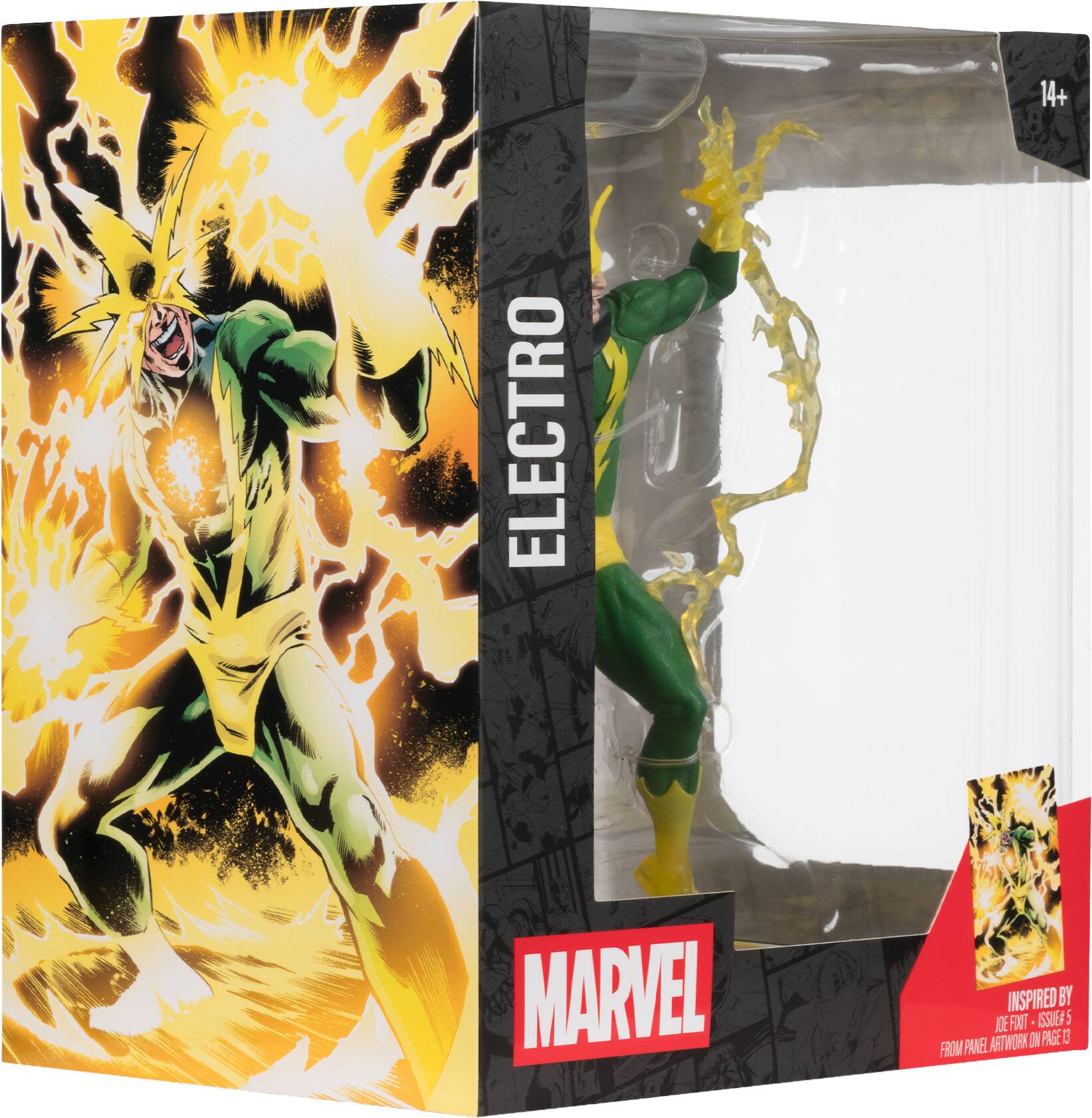 14+ ELECTRO MARVEL INSPIRED BY JOE FENIX ISSUE 5 ANEL ARTWORK ON PAGE 13 FROM PANEL