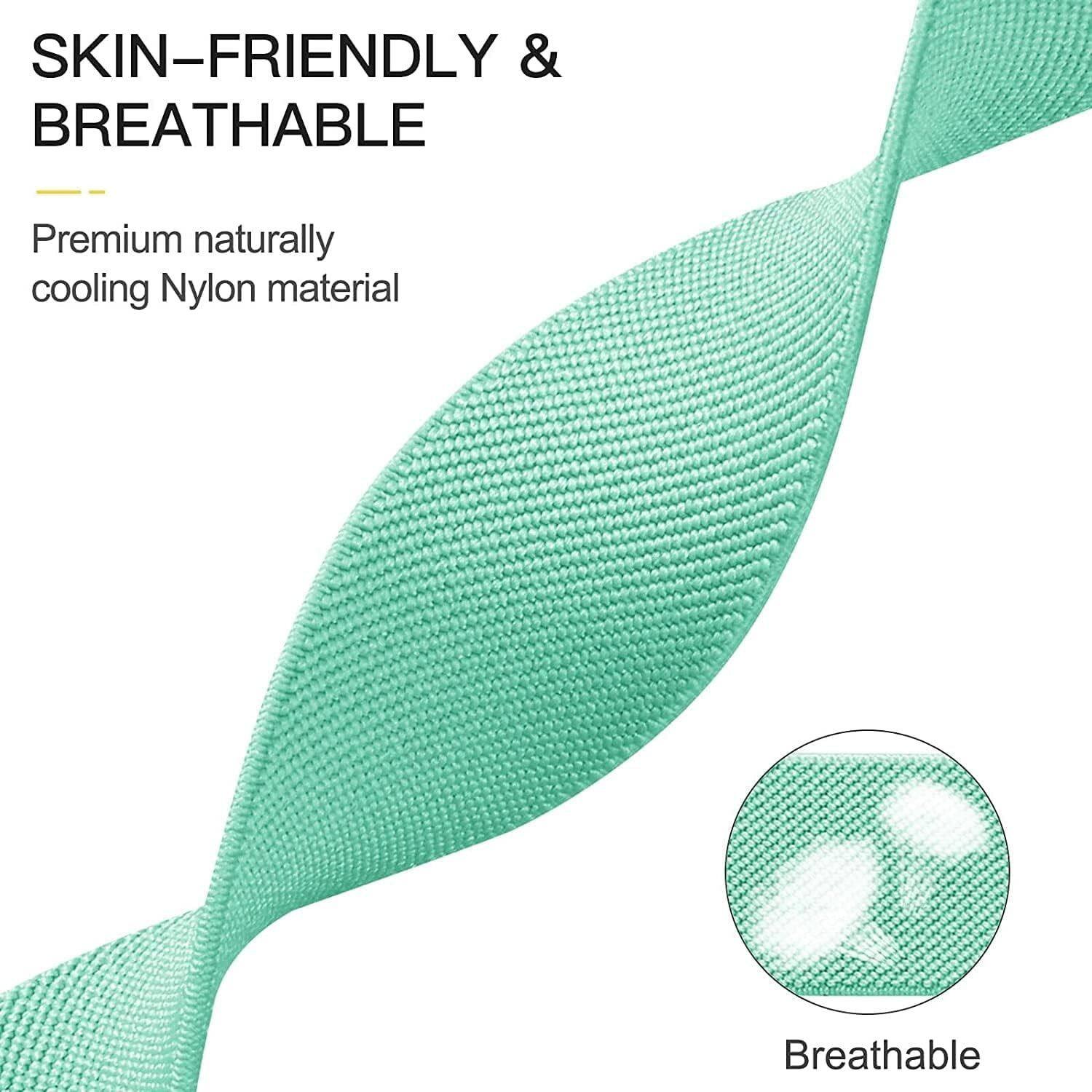 SKIN-FRIENDLY & BREATHABLE

Premium naturally cooling Nylon material

Breathable