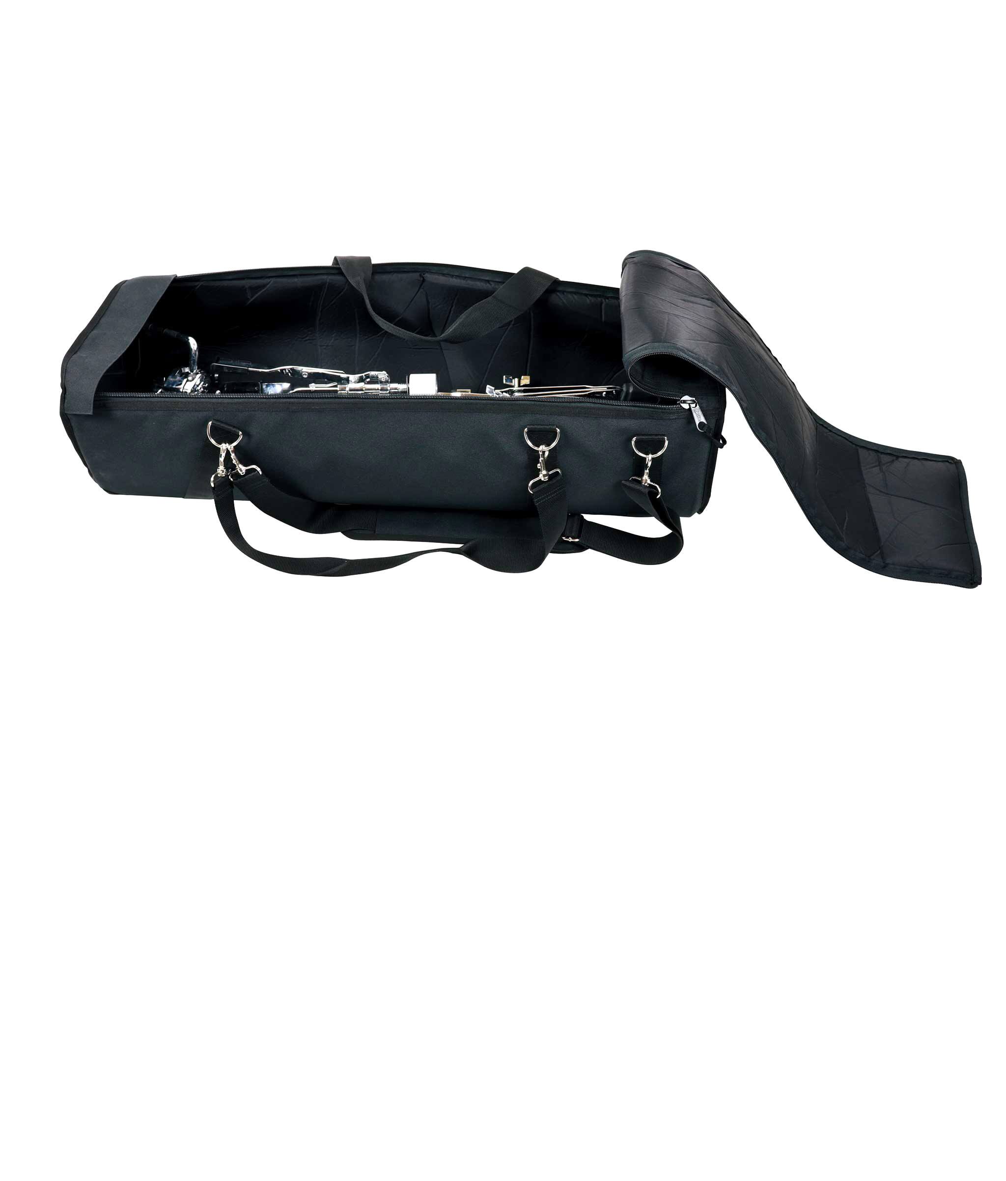 Left. Gibraltar Hardware - Convertible Backpack Hardware Bag, Durable Lightweight Drum Hardware Case with Shoulder Straps.