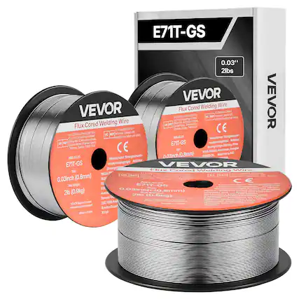 E71T-GS
0.03"
2lbs
VEVOR
Flux Cored Welding Wire
AWS A5.20
E71T-GS
Size: 0.03inch (0.8mm)
Roll Weight: 2lb (0.9kg)
Manufacturer: Shanghai Vevor
Address: 1002A-800sh, AUB (0.8mm)
Imported to USA
VEVOR Support Center
www.vevor.com/support
Made in China
CE
E71T-GS
0.03inch (0.8mm)
2lb (0.9kg)
E71T-GS
0.03inch (0.8mm)
2lb (0.9kg)
E71T-GS
0.03inch (0.8mm)
2lb (0.9kg)
E71T-GS
0.03inch (0.8mm)
2lb (0.9kg)
E71T-GS
0.03inch (0.8mm)
2