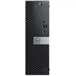 Dell - Refurbished Excellent - Optiplex 7060 SFF Desktop PC, Intel Core i7-8700 up to 4.6GHz, 32GB DDR4 RAM, 512GB NVMe SSD, WiFi, Win11 Pro - Black