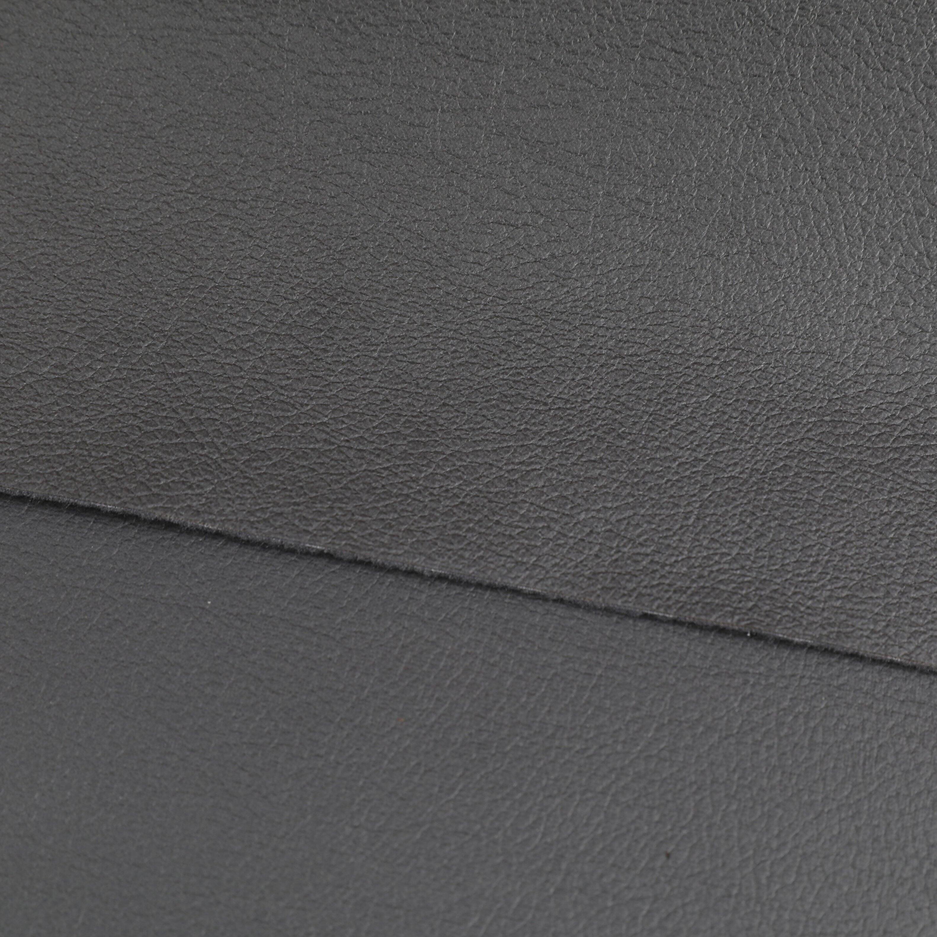 Alt View 6. LeisureMod - Kora Modern Faux Leather Dining Chair, Open Back Accent Kitchen Chair, Fully Assembled - Charcoal.