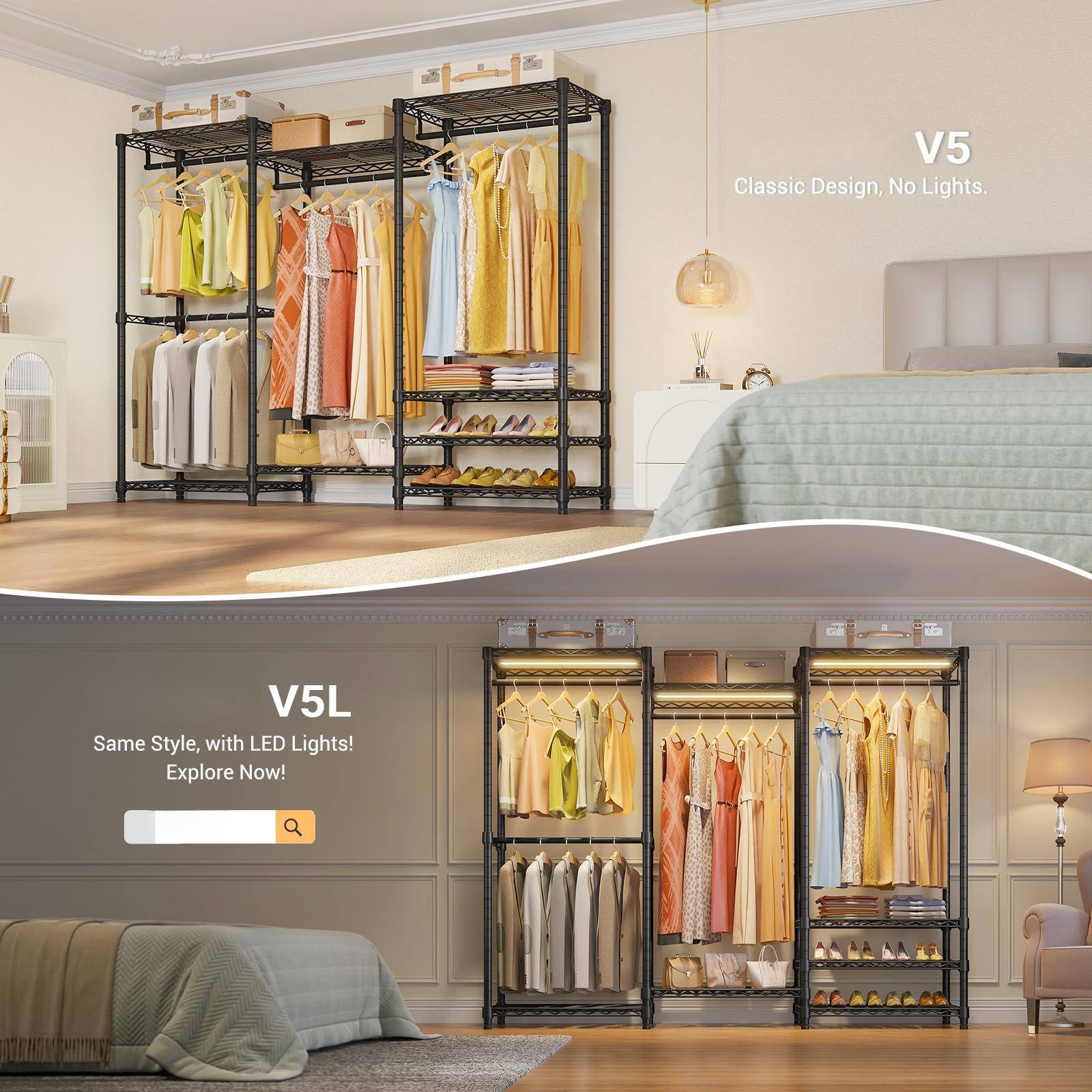 V5 Classic Design, No Lights.  
V5L Same Style, with LED Lights!  
Explore Now!