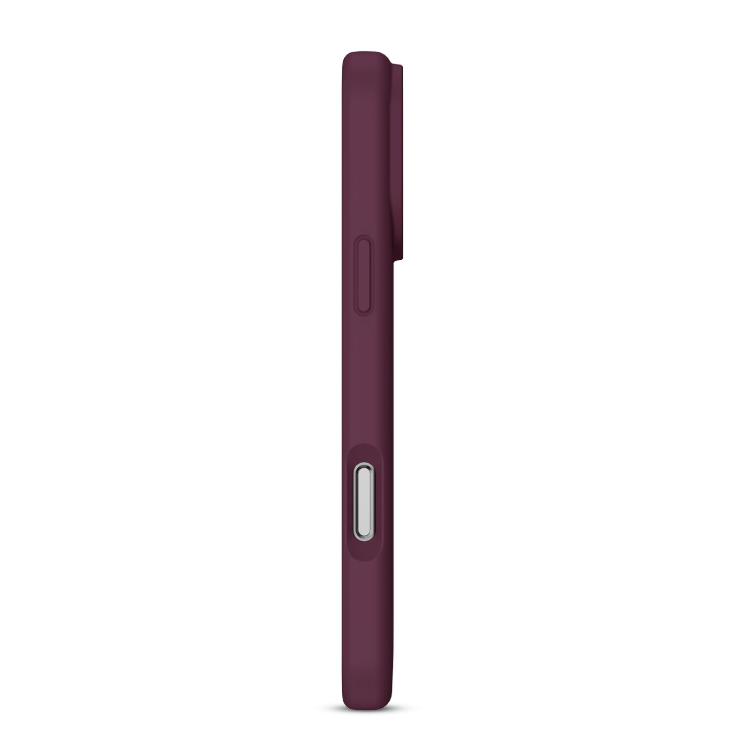 Alt View 3. BASELINE - Essence Series Silicone MagSafe Case for Apple iPhone 18 Pro Max / 17 Pro Max - Burgundy.
