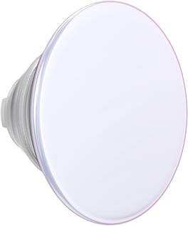 PopSockets - PopTop Swappable Universal Grip for Cell Phones, TOP ONLY, Compatible with Any PopGrip Base - Iridescent White