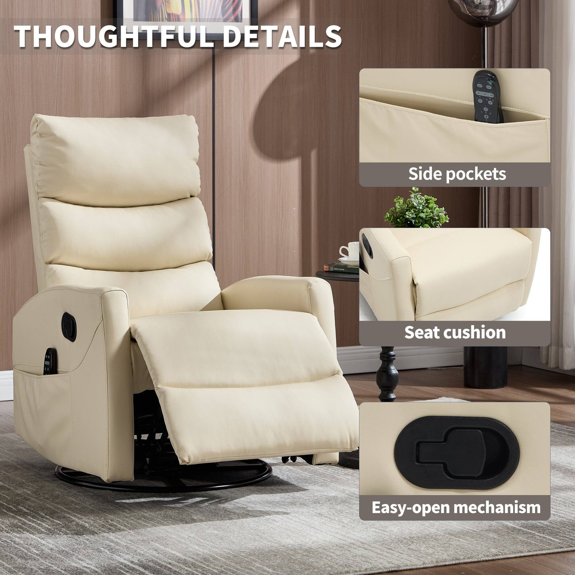 THOUGHTFUL DETAILS

- Side pockets
- Seat cushion
- Easy-open mechanism