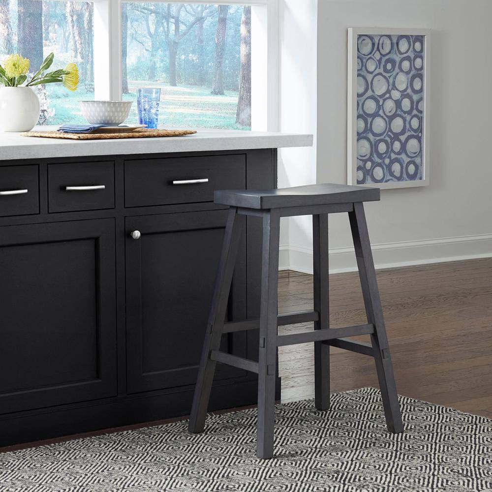 Alt View 1. Liberty Furniture Industries - Creations 30 Inch Sawhorse Stool- Slate in Various - Brown.