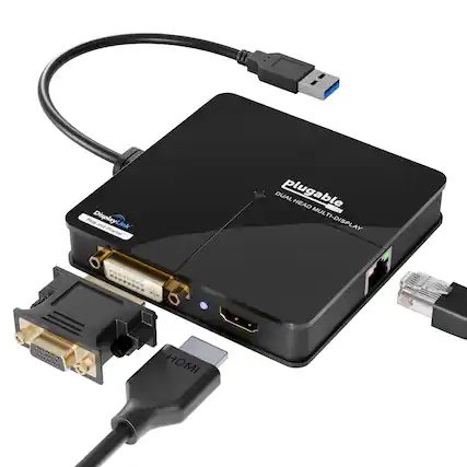 Plugable DisplayLink DUAL Plugable DUAL HEAD MULTI-DISPLAY