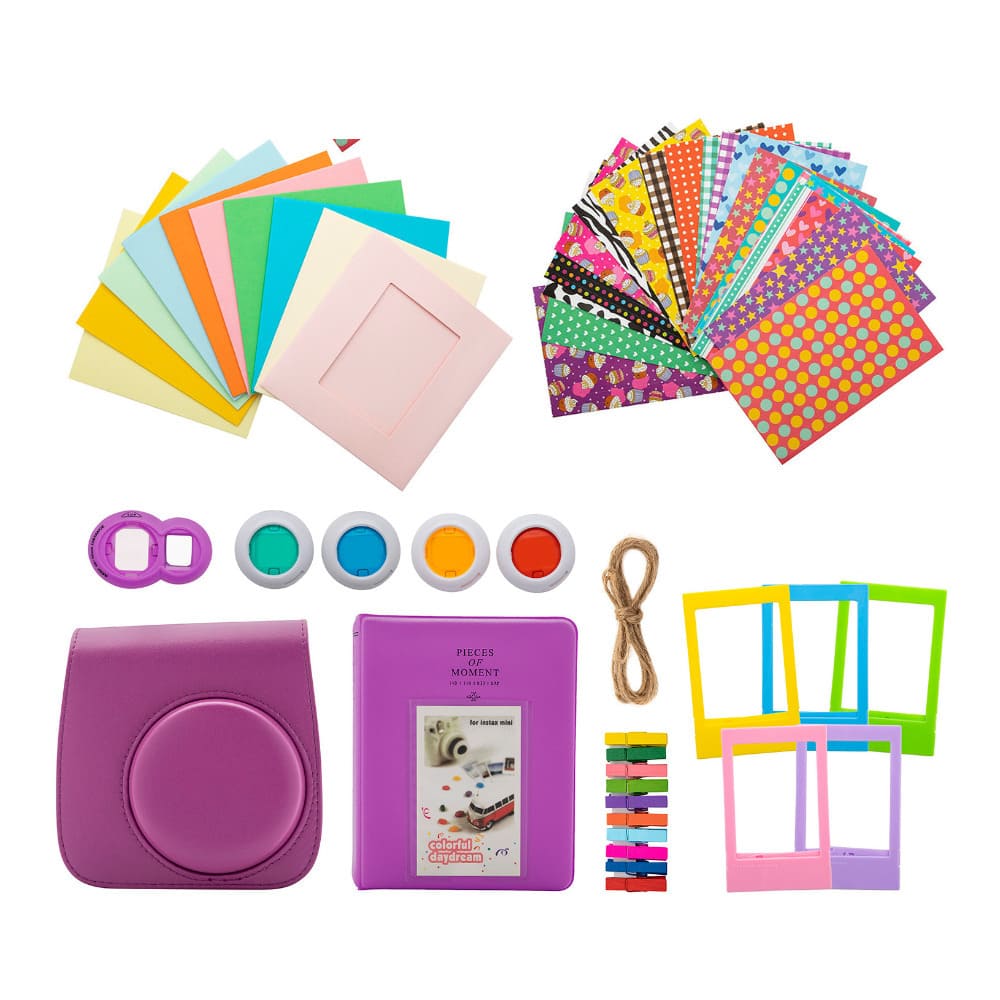 Focus 7-in-1 Bundle for Fujifilm Mini 11 /9 /8 /8 Plus Instant Cameras (Purple) price history on PriceWatchPro