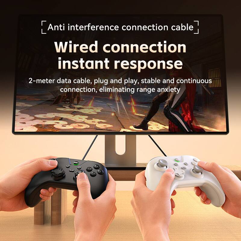 Anti interference connection cable  
Wired connection instant response  
2-meter data cable, plug and play, stable and continuous connection, eliminating range anxiety