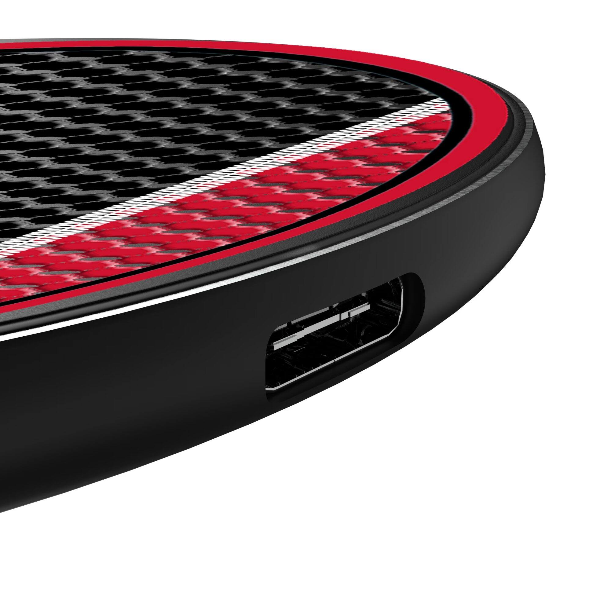 Alt View 2. Keyscaper - Cincinnati Bearcats Wireless Charging Pad - Multicolor.