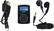 Front Standard. SanDisk - Refurbished Sansa Clip+ 2GB* MP3 Player - Black.